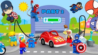 LEGO SUPERHERO PART 1 | AYO SEMANGAT BEKERJA | KARTUN ANAK-ANAK BAHASA INDONESIA