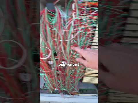 Ligne fibre optique débranchée #fibreoptique #dépannage #internet #wifi