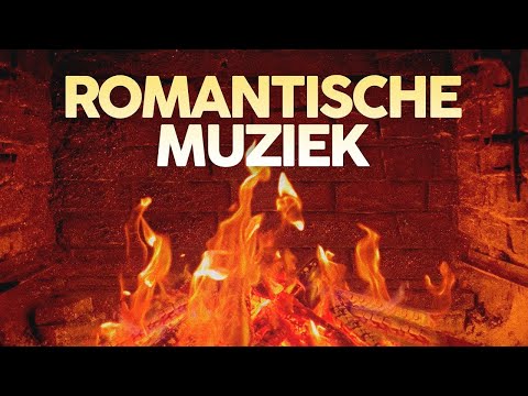 Haardvuur Met Romantische Muziek 🔥 Cozy Up with Romantic Fireplace Lounge Music 🔥 Background Video