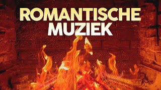 Haardvuur Met Romantische Muziek 🔥 Cozy Up with Romantic Fireplace Lounge Music 🔥 Background Video