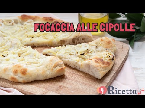 Focaccia con cipolle ricetta base facilissima - Ricetta.it