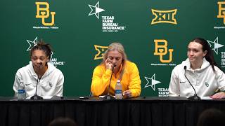 Postgame Presser: Collen & Players React to 83-67 Loss to No. 17 TCU | Baylor Women’s Basketball