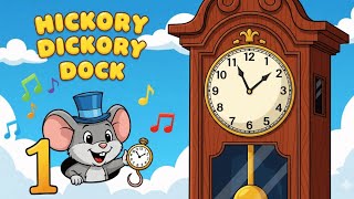 ✨ Hickory Dickory Dock | Nursery Rhyme for Toddlers | Kids Songs | Fun Learning for Children