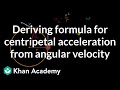 Centripetal Acceleration and Angular Velocity