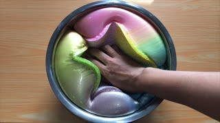 Satisfying Slime Video | DIY Making Beautiful Metallic Dried Floam Slime