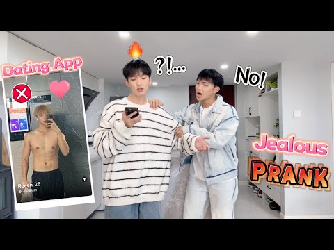 I Caught My Boyfriend Sending Nudes To Someone On A Dating App 💔🔥 Gay Couple Jealousy Prank 🤣