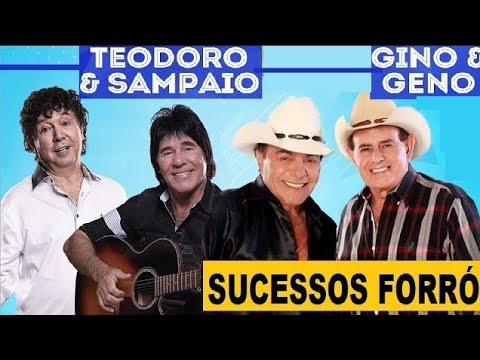 Gino e Geno, Felipe e Falcão🎨FORRÓ, ARRASTA PÉ E SUCESSOS E AS MELHORES  PT02 PRA ARROCHAR NO BAILE