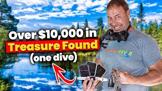 Over $10,000 in Treasure Found! (One Dive)