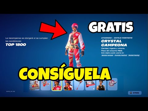 *GRATIS* COMO CONSEGUIR LA SKIN CRYSTAL CAMPEONA EN FORTNITE! COPA DE LA FNCS! CUÁNTOS PUNTOS? 2025