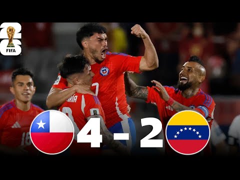 CHILE vs VENEZUELA (4-2) | RESUMEN y GOLES DEL PARTIDO| Eliminatorias Sudamericanas