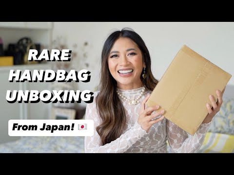 RARE HANDBAG UNBOXING - Tips & Tricks on how to buy designer items from Japan!