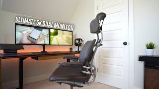 Ultimate Macbook Pro 5k Dual Monitor Desk Setup Tour Videos