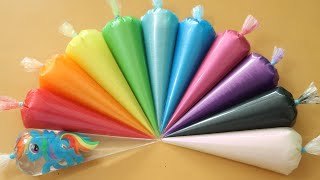 Making Slime with Piping Bags! Most Satisfying Slime Video★ASMR★#ASMR #PipingBags