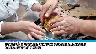 Representará a San Juan con platos típicos en la Academia de cocina más importante de Córdoba