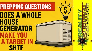Prepping Questions - Does A Whole House Generator Make You A Target If SHTF?