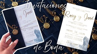 INVITACIONES DE BODA ♡ Haz tu mismo las invitaciones de tu boda desde cero en Canva | Erandy DEMIR