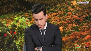 انهيار محلل بين سبورت الموريتاني بالبكاء بعد إقصاء الجزائر  تاهل تاريخي على حساب المنتخب الجزائري