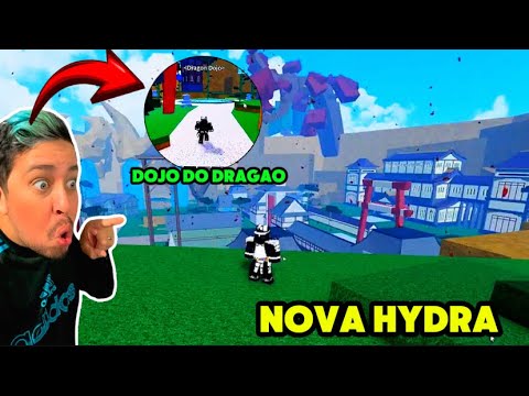 VAZOU NOVA ILHA HYDRA e NOVO DRAGON DOJO, REWORK DAS ARMAS - BLOXFRUITS