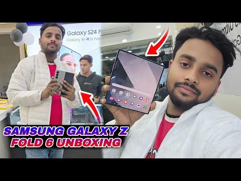 finally 😄 Samsung galaxy z fold 6 | samsung galaxy z fold 6 unboxing | muklesur Bhaijaan new mobile📲