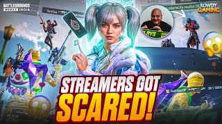 Streamer Got Scared 😱🔥 Intense Solo VS Squad Clutches 😎🇮🇳