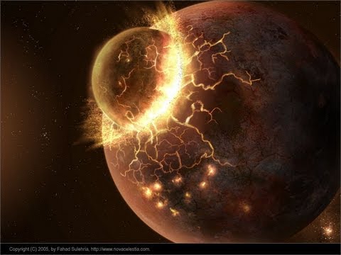 神秘宇宙歷史之：地球鄰居月球之誕生 The Birth of the Moon - YouTube(:)