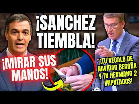 💥¡EN EL CONGRESO!💥 SÁNCHEZ INTENTA REIRSE DE FEIJOO ¡Y ACABA "TEMBLANDO" POR BEGOÑA Y SU HERMANO!