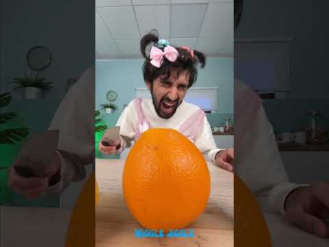 Fruit Attack On Human Recorded🍊😵