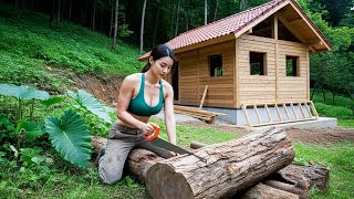 From Rotting Shack to 80% Dream Cabin — She Rebuilt It Alone with Just $590 and Pure Skill