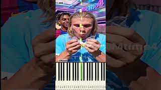 Haaland Stole Bellingham’s Bite at the Last Second 😭🐍 - Piano #parody #football #haaland