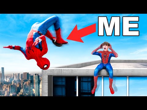 I Tried IMPOSSIBLE Spiderman Stunts! (ft. Nidal Wonder)