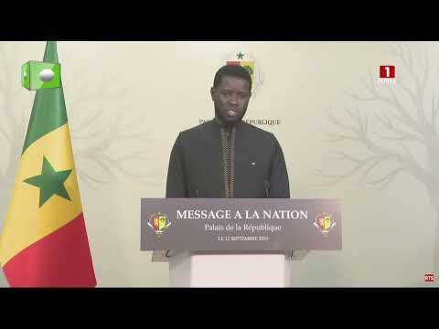 MESSAGE À LA NATION DU PRÉSIDENT BASSIROU DIOMAYE FAYE – JEUDI 12 SEPTEMBRE 2024