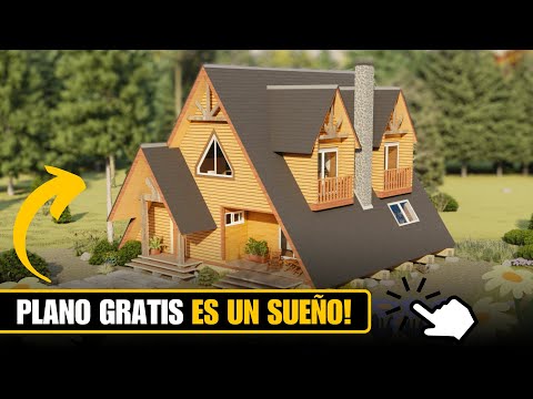 Casa o Cabaña ¡Plano GRATIS! 😯