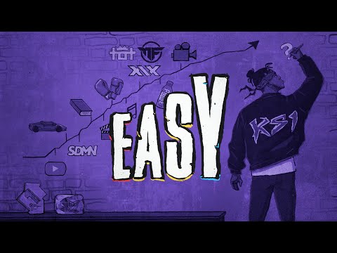 KSI, Bugzy Malone, R3HAB - Easy (Official Lyric Video)