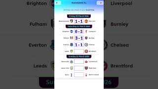 EPL GW31 Predictions 25/26