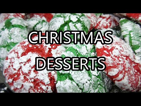 EASY Holiday Christmas Dessert Snack Recipes | HAPPY HOLIDAYS!