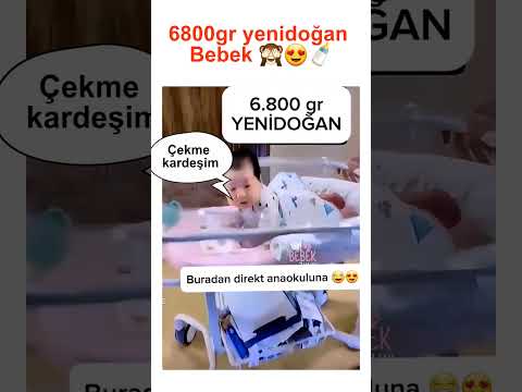 6800gr doğan bebeekkk 🙈🍼😂