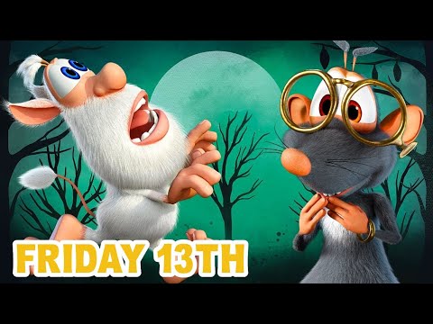 Booba 👹 Friday 13th 👻 Spooky episodes compilation 🔴 Cartoon For Kids Super Toons TV