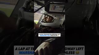 Marshawn Lynch experiences the speed of a NASCAR