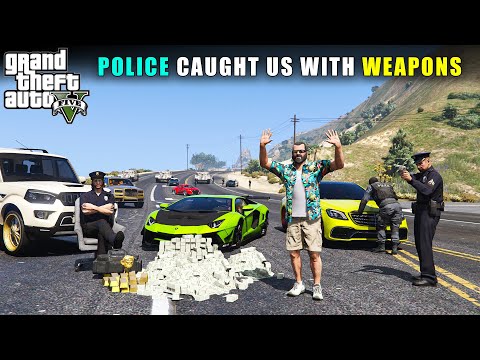 MICHAEL POOR TO RICH LIFE #3 | POLICE CAUGHT US WITH WEAPONS | GTA V GAMEPLAY