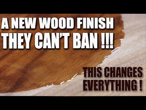 You've never seen a wood finish like this! (Cures in 2-Minutes!)