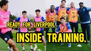 INSIDE TRAINING| All players are present in Training Today plus the injured ones, Set for Liverpool✅