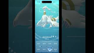 I caught Shiny Reshiram 🤩 #pokemongo #pokemon