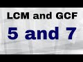 Understanding LCM and GCF