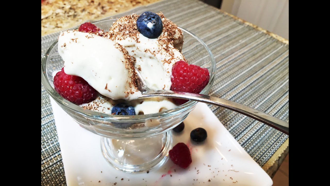 МОРОЖЕНОЕ без молока, сахара и жира. Вкус божественный! Ice cream without milk and sugar