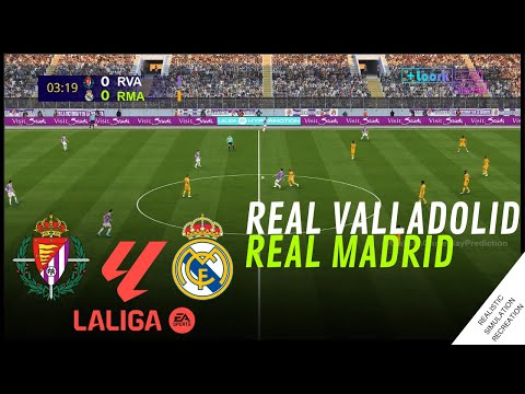 REAL VALLADOLID vs REAL MADRID La Liga 2025 Partido Completo Simulación y Predicción