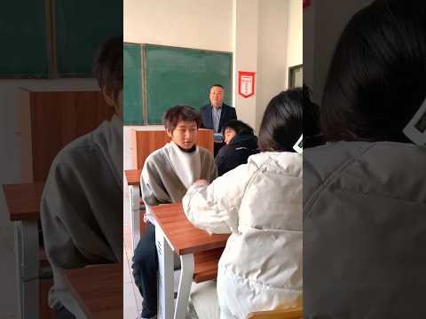 The Girl Disturbing her classmate in the class #shortsvideo