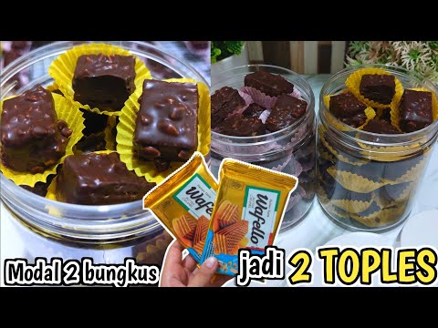 TANPA OVEN TANPA MIXER, CUMA 3 BAHAN BISA DIBUAT ISIAN TOPLES LEBARAN