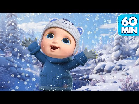 ❄️ Whisper of the Snow | One Hour Christmas Songs for Kids | LooLoo Kids 🎶