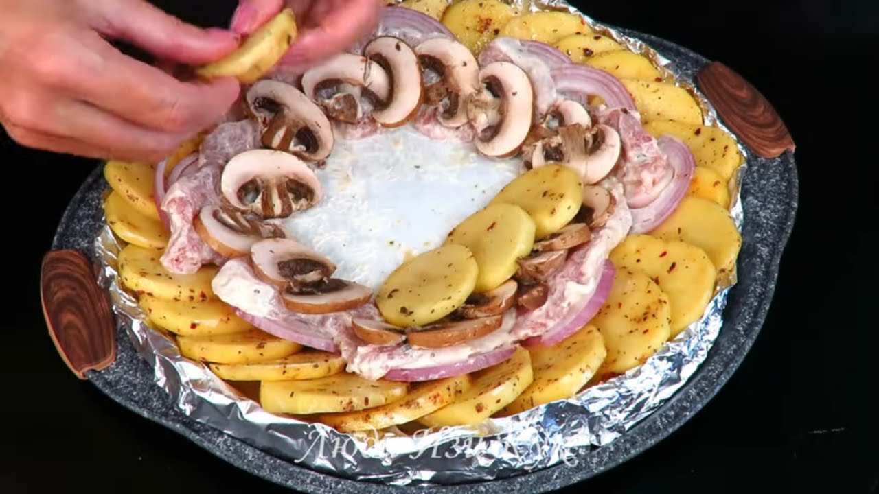 КАРТОФЕЛЬ С МЯСОМ на праздничный стол Красиво Вкусно картофель к обеду Potatoes Recipe