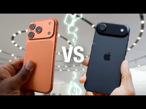 iPhone 17 Pro VS iPhone Air Hands On! - What’s the Difference